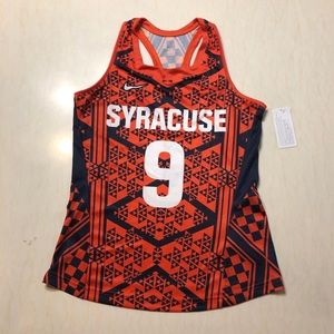 NWT Nike Dri-Fit Syracuse 9 Lacrosse Womens Jersey